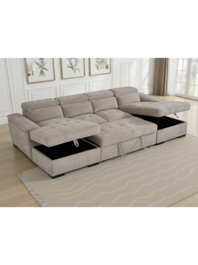 Brixham Beige Sofabed | MODA Britain