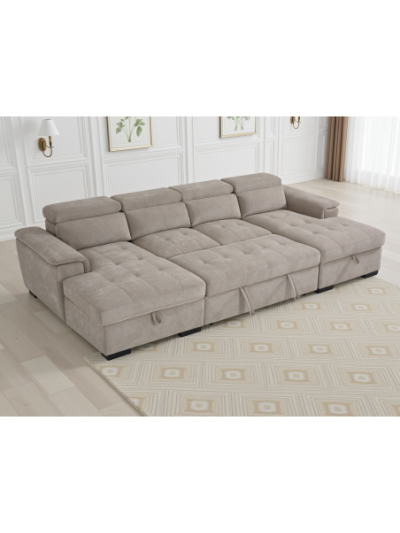 Brixham Beige Sofabed | MODA Britain