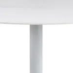Malta Round Bar Table – Ceramic White