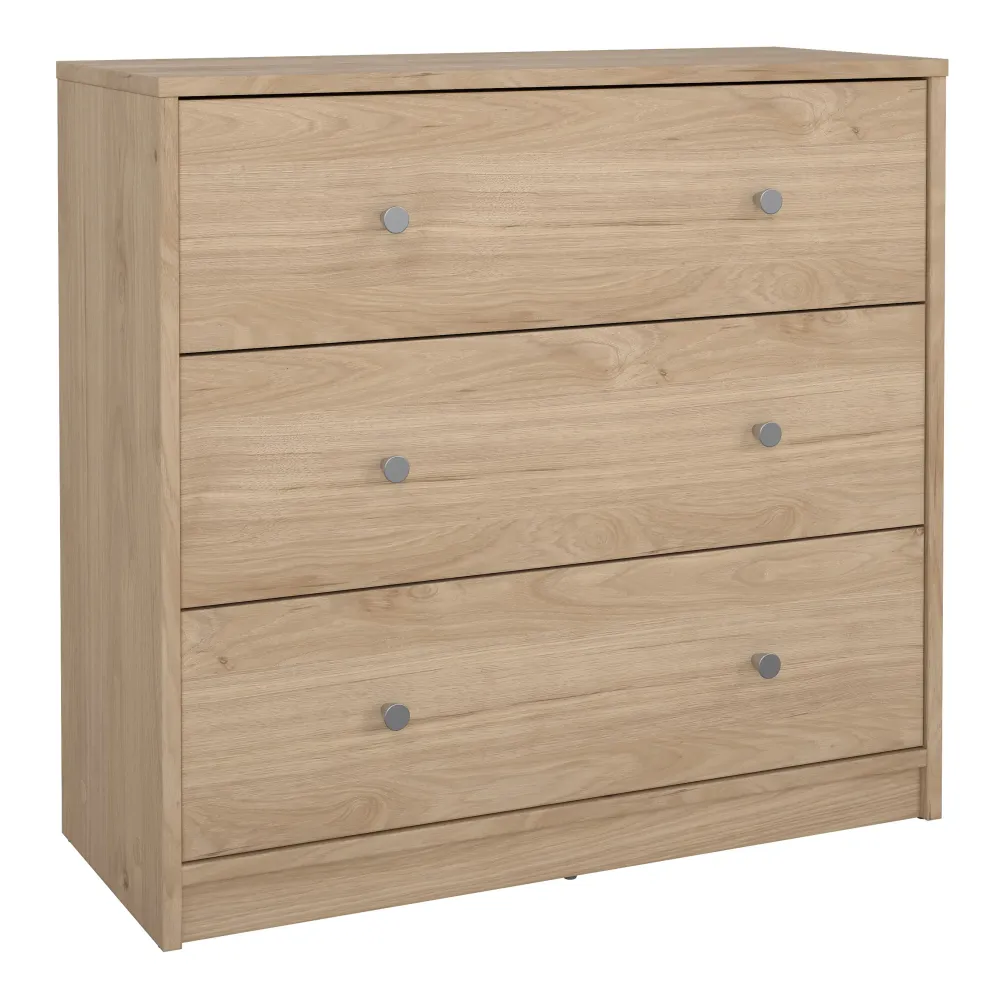 May 3-Drawer Chest – Jackson Hickory Oak