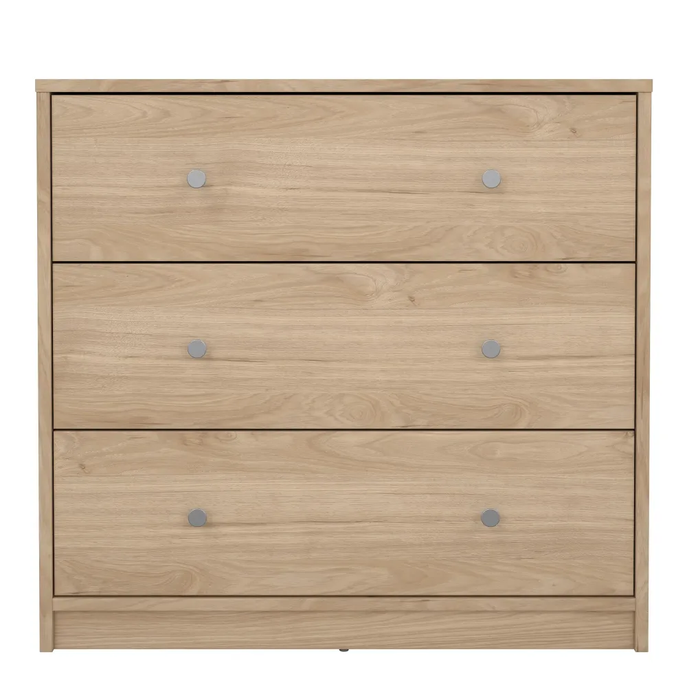 May 3-Drawer Chest – Jackson Hickory Oak