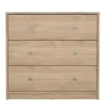May 3-Drawer Chest – Jackson Hickory Oak