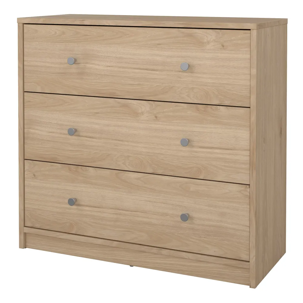 May 3-Drawer Chest – Jackson Hickory Oak
