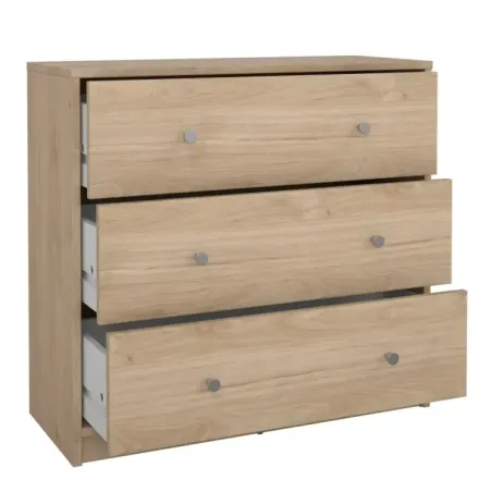 May 3-Drawer Chest – Jackson Hickory Oak