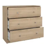 May 3-Drawer Chest – Jackson Hickory Oak