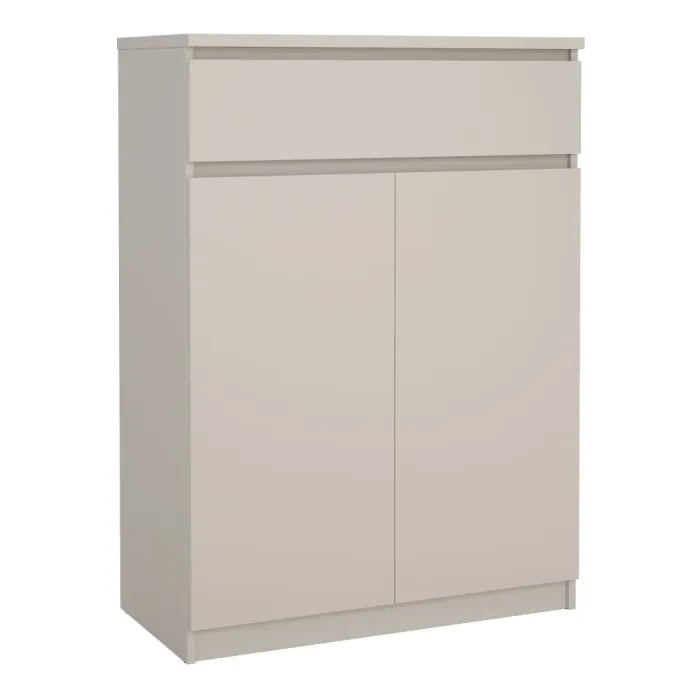 Naia Shoe Cabinet with 2-Door, 1-Drawer – Cashmere