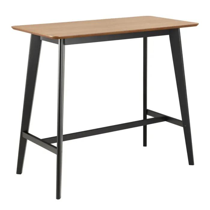 Roxby Bar Table – Oak & Black