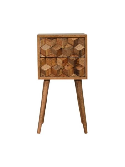 Haldon Carved Side Table