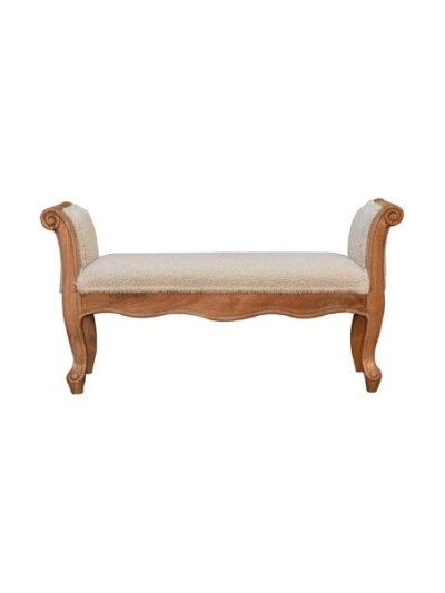 Stoke Gabriel Bouclé Bench