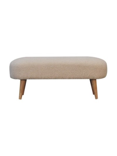 Sidmouth Bouclé Bench