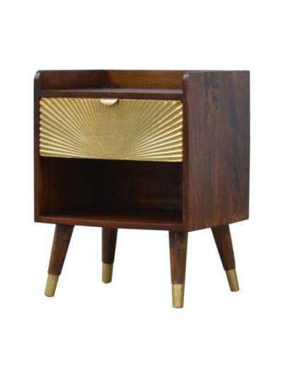 Paignton Gold Side Table | MODA Britain