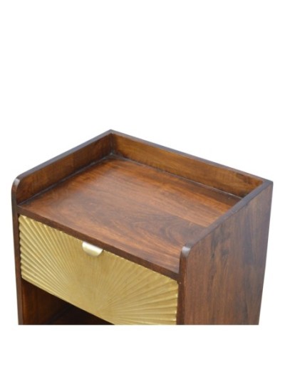 Paignton Gold Side Table | MODA Britain