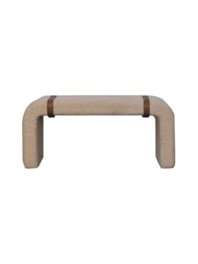 Burgh Island Bouclé Bench