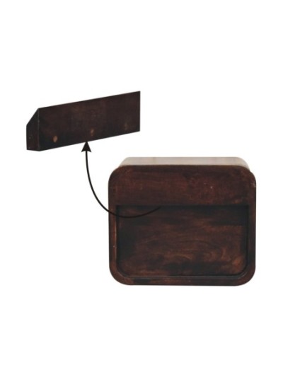 Hope Cove Walnut Side Table | MODA Britain