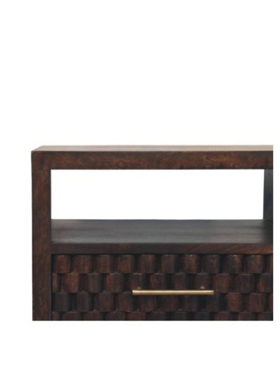 Blackpool Sands Carved Side Table | MODA Britain