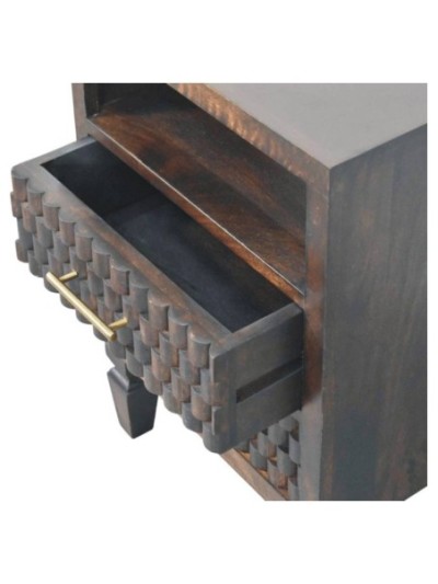 Blackpool Sands Carved Side Table | MODA Britain