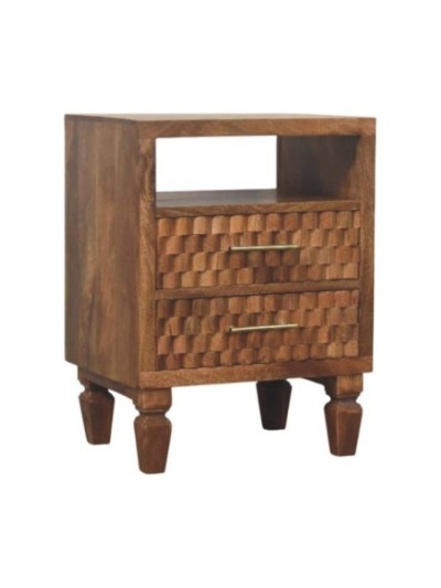 Newton Carved Side Table