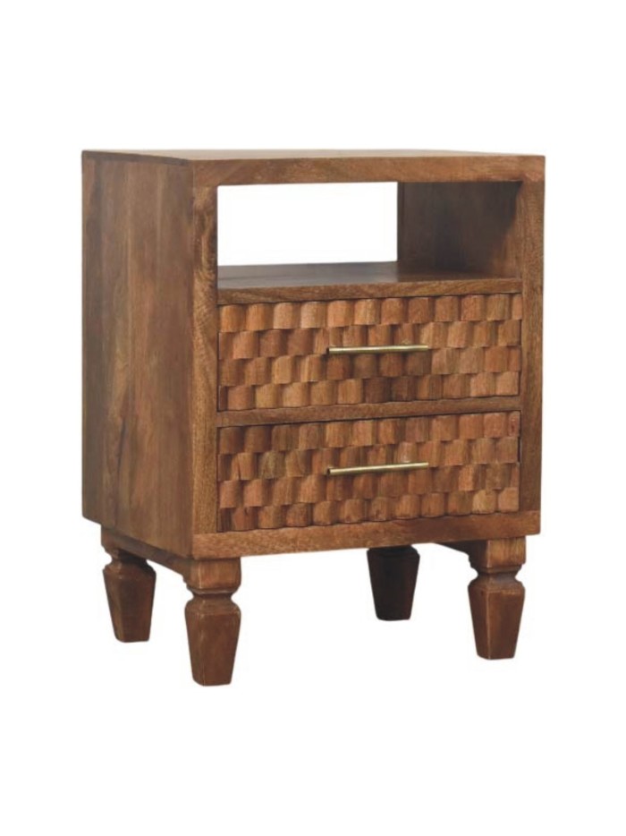 Newton Carved Side Table