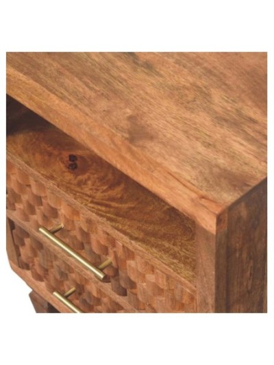 Newton Carved Side Table | MODA Britain