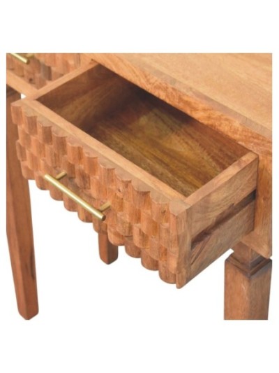 Noss Mayo Carved Console Table | MODA Britain