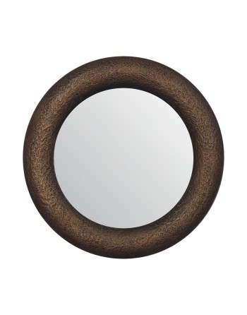 Metallic Hammered Accent Mirror