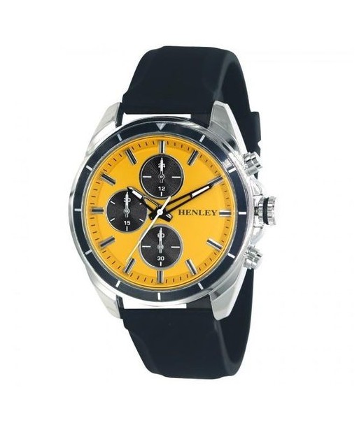 Henley Mens Yellow Dial | MODA BRITAIN | British Brands