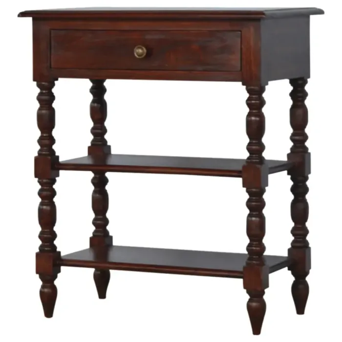 Turned Shelving Unit