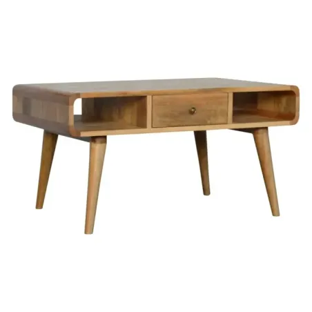 Curved Oak Coffee Table | MODA Britain