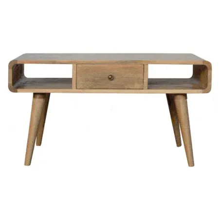 Curved Oak Coffee Table | MODA Britain