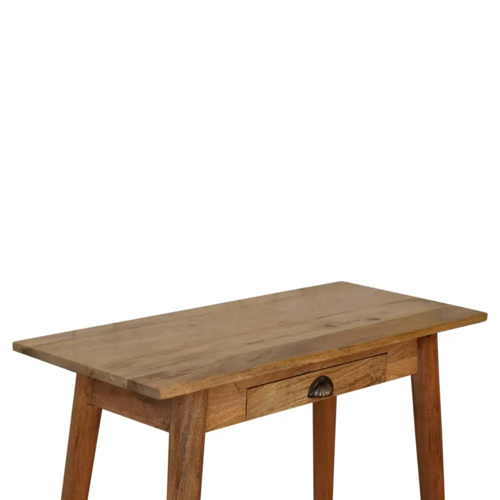Mini Nordic-Style Mango Wood Writing Desk
