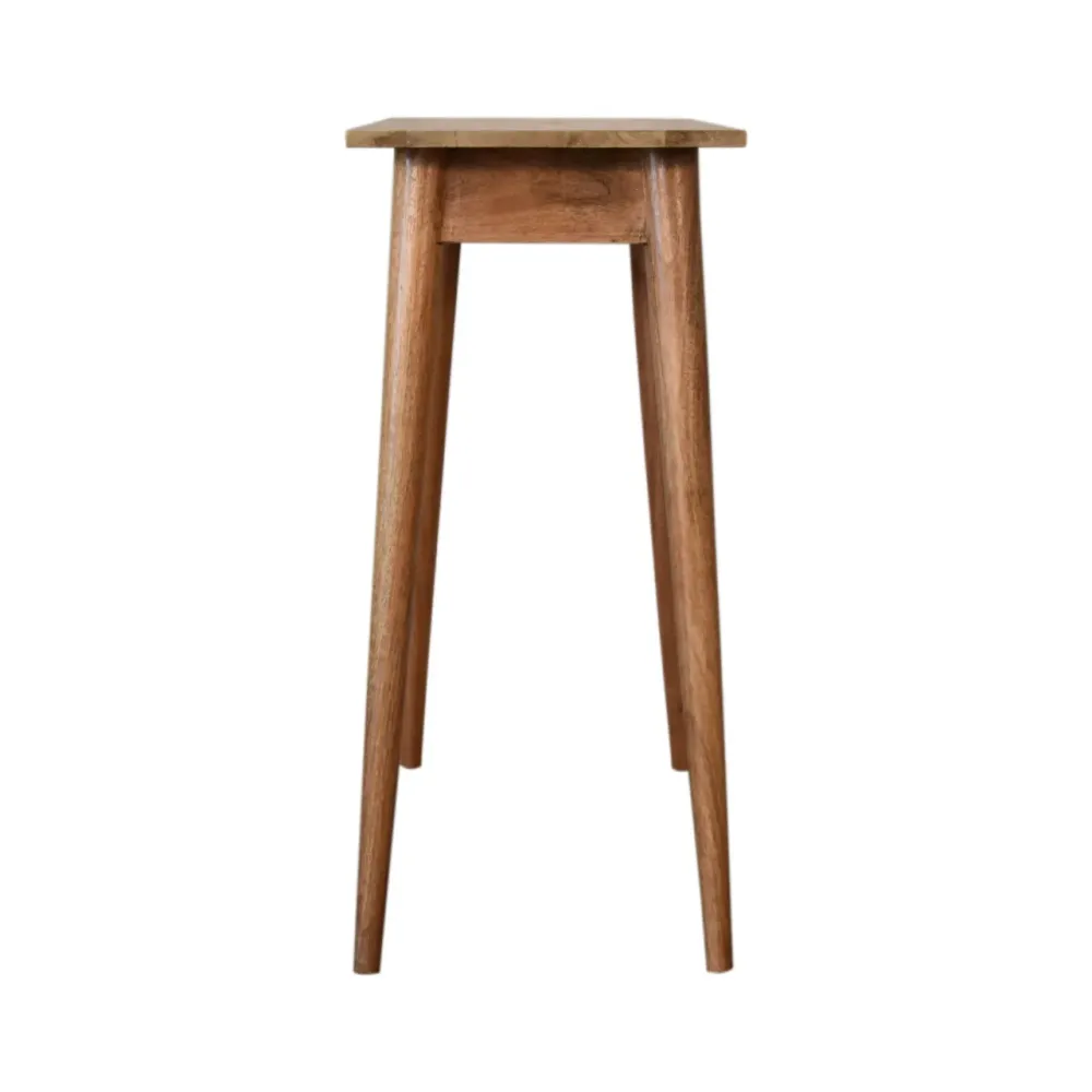 Mini Nordic-Style Mango Wood Writing Desk