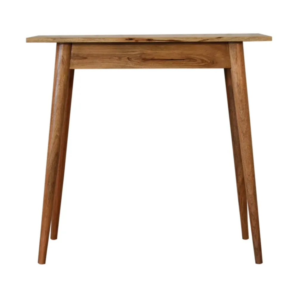Mini Nordic-Style Mango Wood Writing Desk