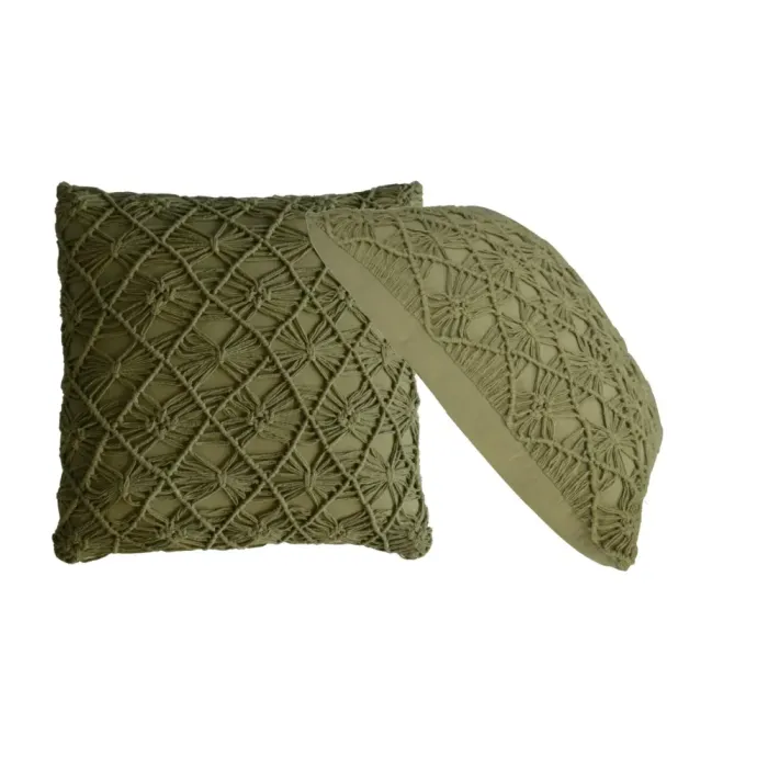 Green Textile Cushion