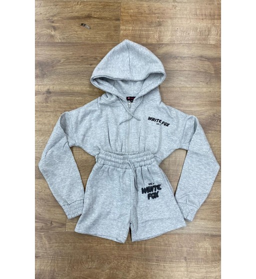 White Fox Playful Loungewear Set Grey White Fox Playful Loungewear Set Grey