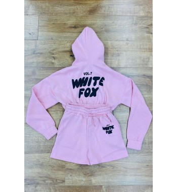 White Fox Playful Loungewear Set Pink