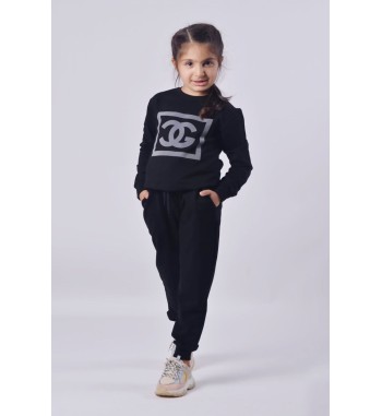 Radiance Reflective Logo Loungewear Set Black