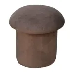 Mocha Upholstered Footstool | MODA Britain