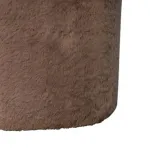 Mocha Upholstered Footstool | MODA Britain