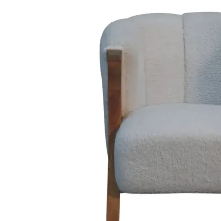 Port Isaac Boucle Office Chair | MODA Britain