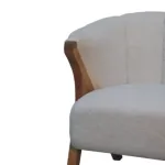 Port Isaac Boucle Office Chair | MODA Britain