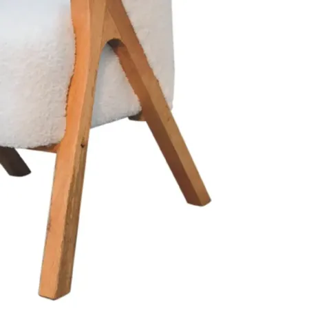 Port Isaac Boucle Office Chair | MODA Britain