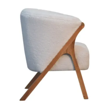 Port Isaac Boucle Office Chair | MODA Britain