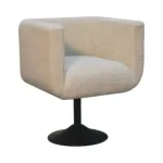 Cream Boucle Study Chair | MODA Britain