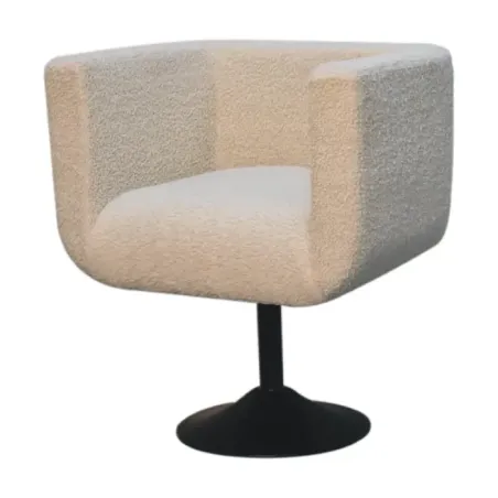Cream Boucle Study Chair | MODA Britain