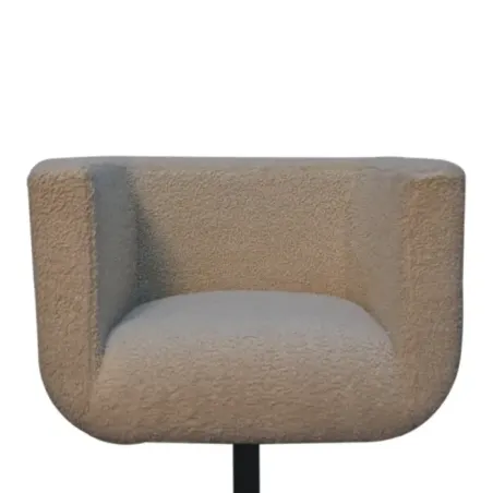 Cream Boucle Study Chair | MODA Britain