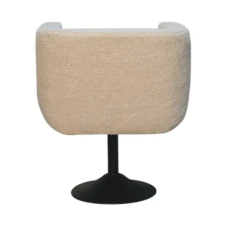 Cream Boucle Study Chair | MODA Britain