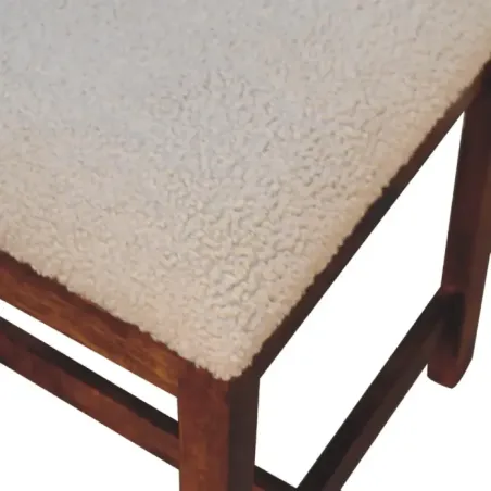 Cream Boucle Dining Chair | MODA Britain
