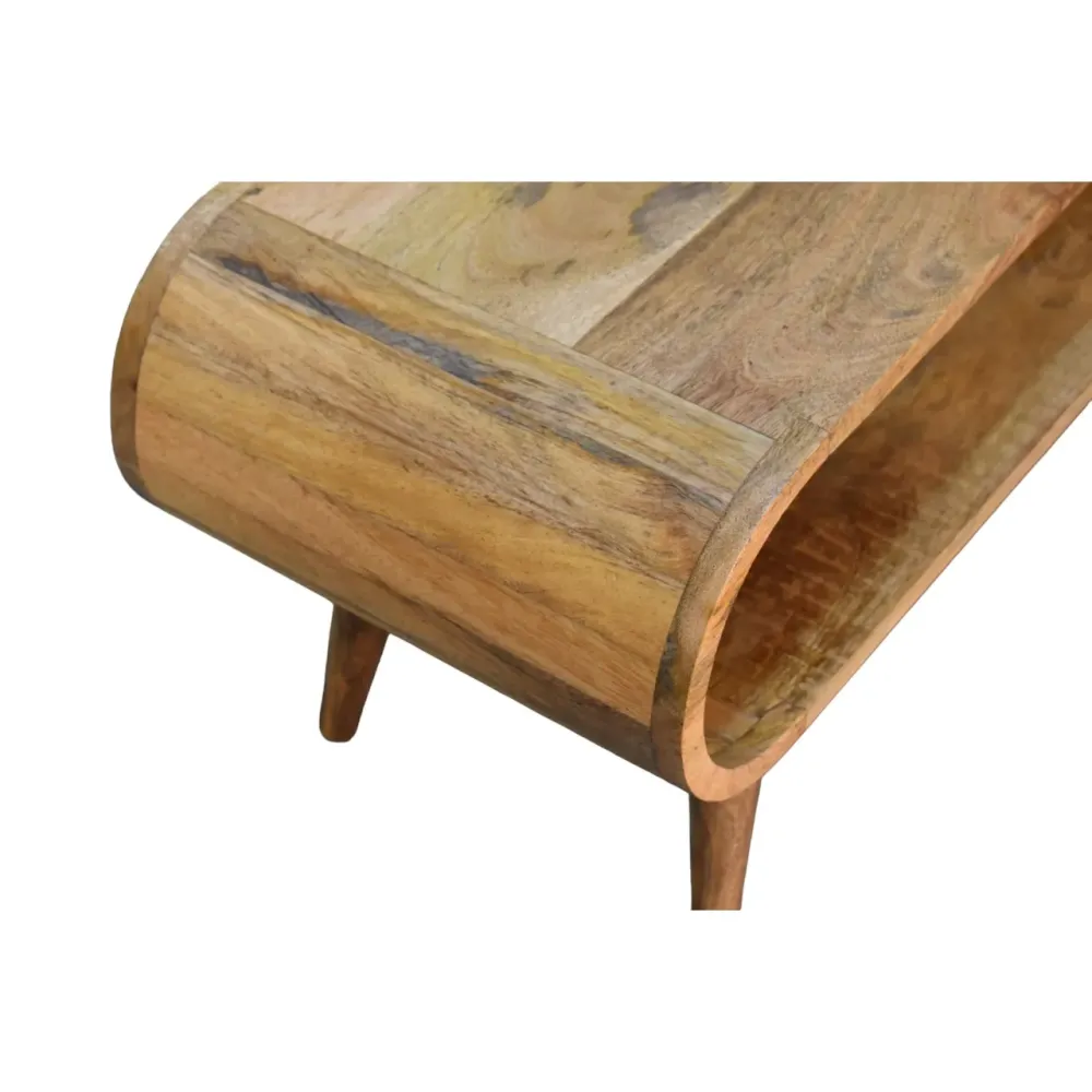 Amaya Nordic-Style Oak-Toned Coffee Table