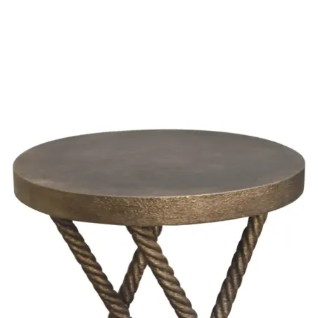 Metallic Lamp Table | MODA Britain