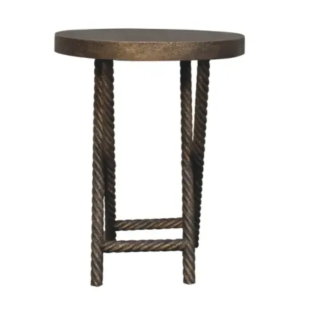 Metallic Lamp Table | MODA Britain